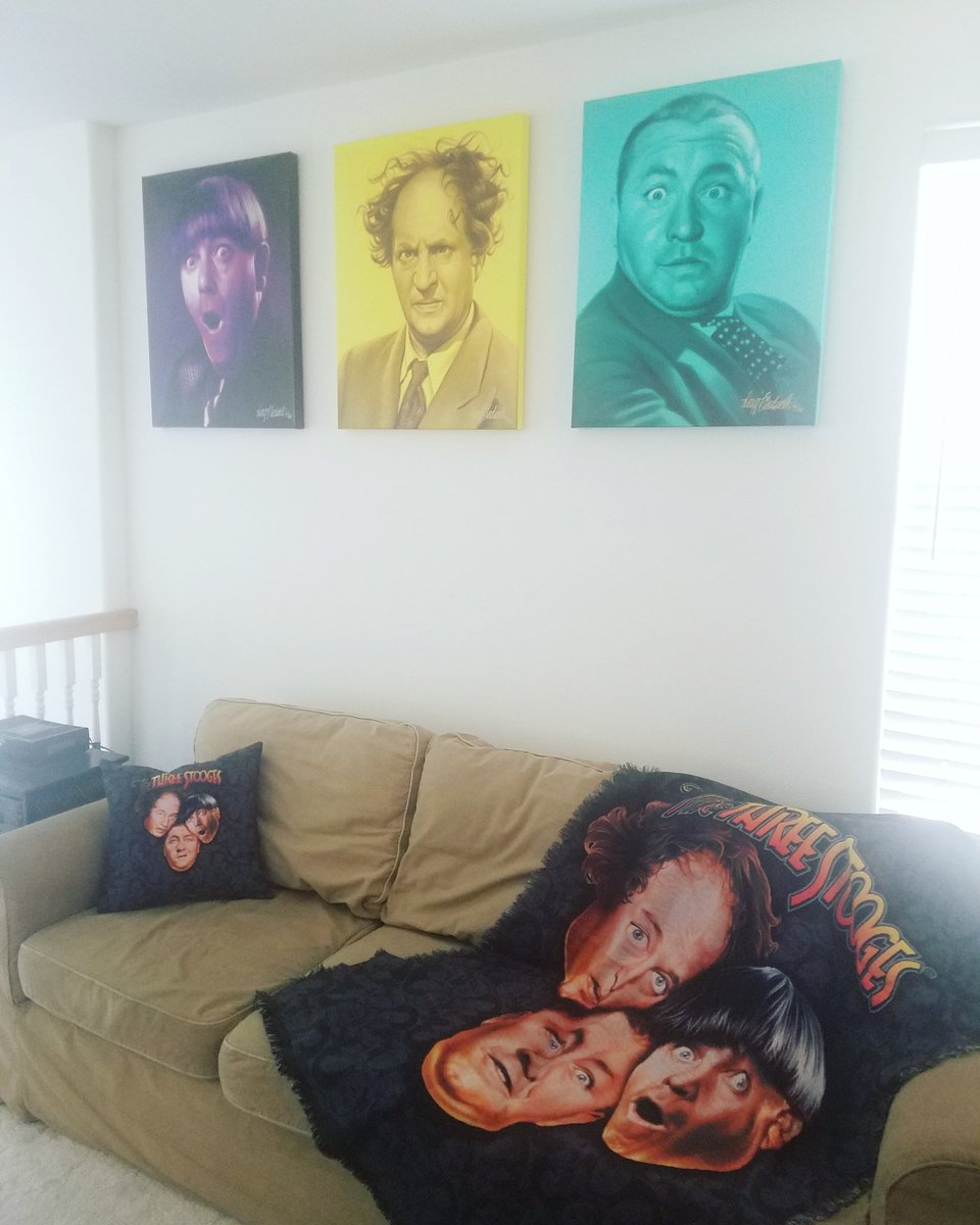 shopknucklehead's tweet photo. Spruce up your #ManCave! Thank you @photorealism.art for the office art! #ThrowPillow #ThrowBlanket #Collectible #CanvasArt #OriginalPaintingLithographs #Numbered #LimitedEditionArt #DifferentSizesAvailable #SundayFunday
https://t.co/heRJr4Xd27
The Official #ThreeStooges Store https://t.co/QWtJ62QvsO