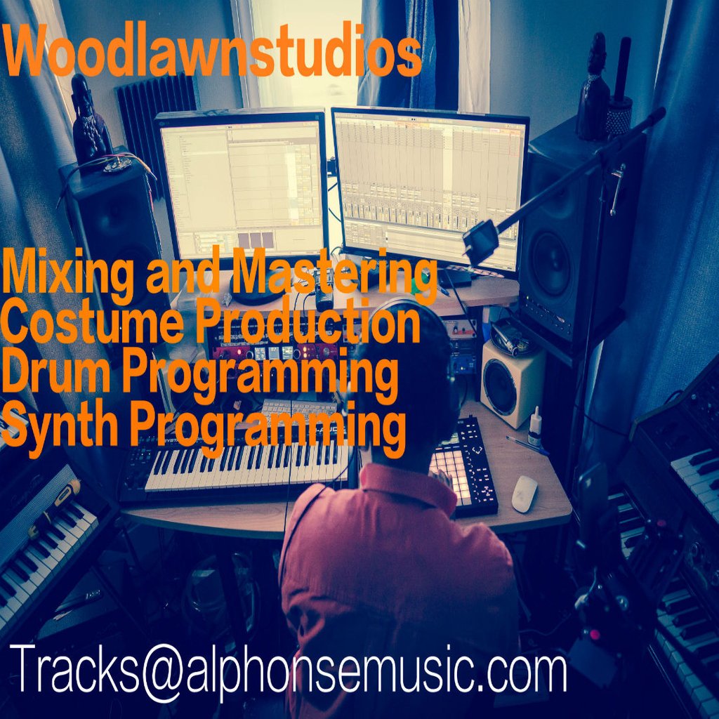 TheALFii's tweet photo. Contact now for summer deals and steals!!!! 
#woodlawnstudios 
-------------------------------------------- 
Get your boomin #808's 
Crispy #snares 
Powerful  and smooth #bass
shimmering #synths 

Book today!! 
#mixingandmastering @drumprogramming #synthprogramming https://t.co/UtGcRRgeAq