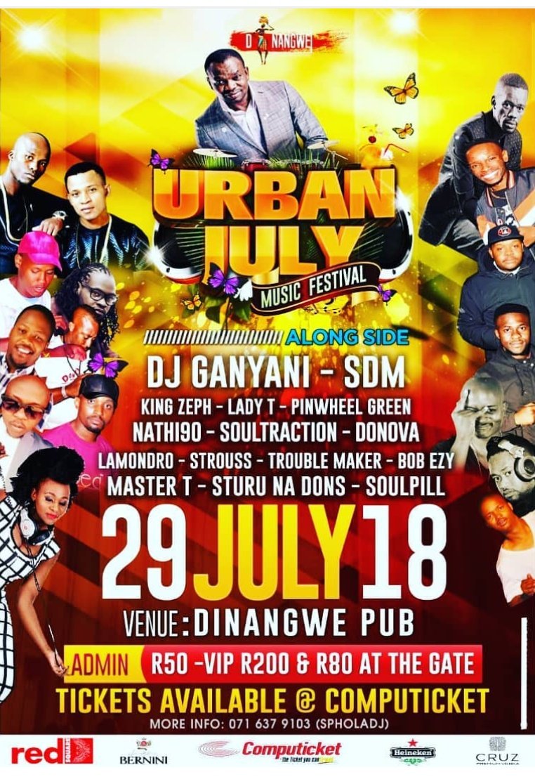 Somnyanya's tweet photo. #UrbanTurnUp #UrbanJuly
#DinangwePub #Tweefontein
#NdebeleTwitter #NdebeleChallenge
6 days to go π₯π₯π₯ https://t.co/y3aGVkjFc1