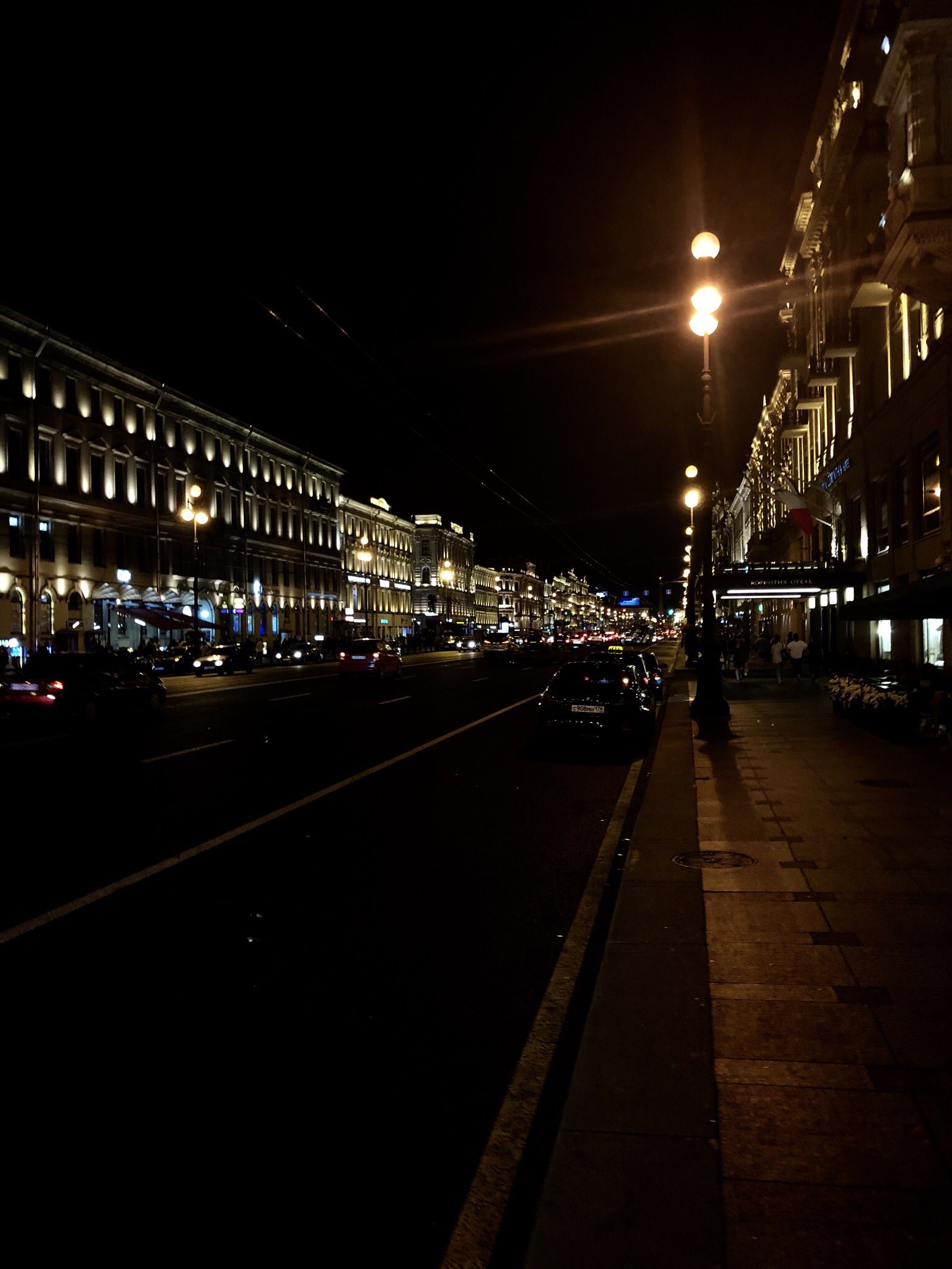 Ночные улицы Москвы