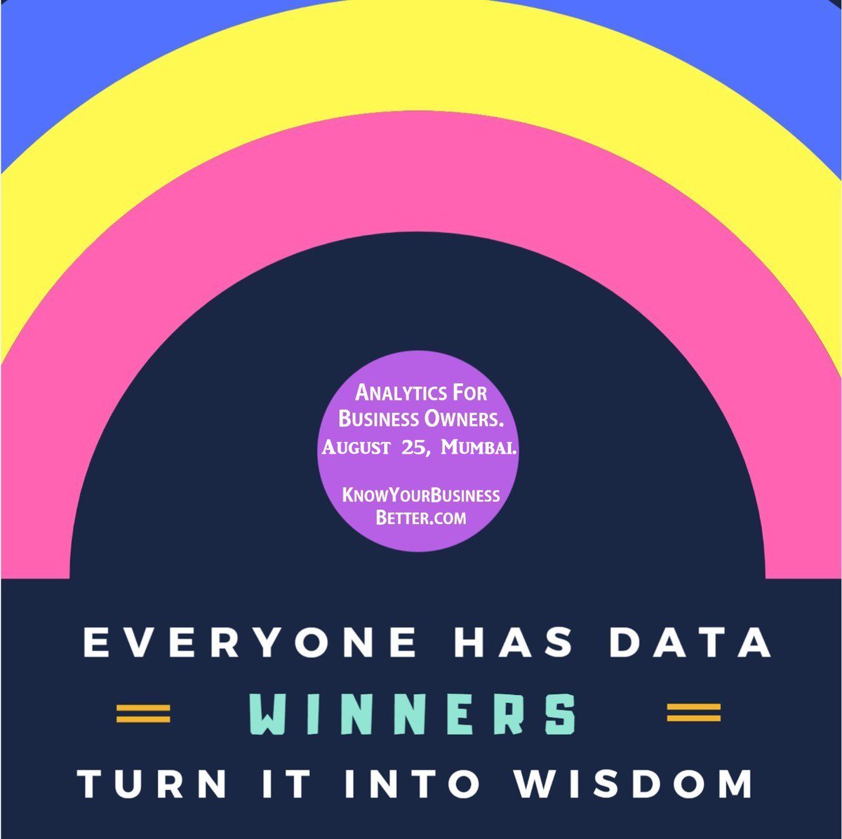 iamananyab's tweet photo. We are coming to Mumbai this 25th August.
Also, something big is happening exclusively for @knwurbsnessb8r attendees. Wait for the announcement.
#Data #Analytics #Mumbai #India #Business #KYBB #startup #entrepreneurs #DigitalTransformation https://t.co/Zh2crZfG4u