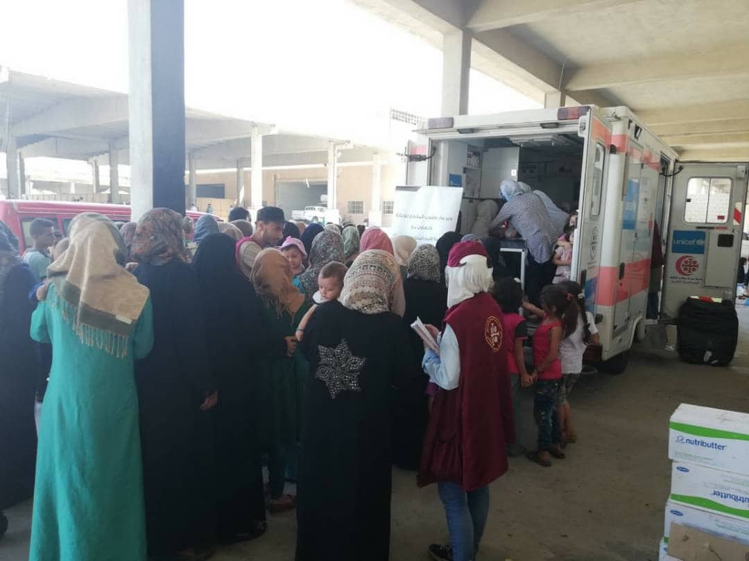 max_f_diana's tweet photo. Partner #MSJM mobile clinic continues provision of integrated #ReproductiveHealth &amp; #GBV services to meet the many needs of IDPs from #Foua &amp; #Kafraya
228 service services were provided yesterday along distribution of Pregnant &amp; Lactating Women (#PLW) kits.
@UnfpaSyria @UNFPA https://t.co/IDpGJX7IVu