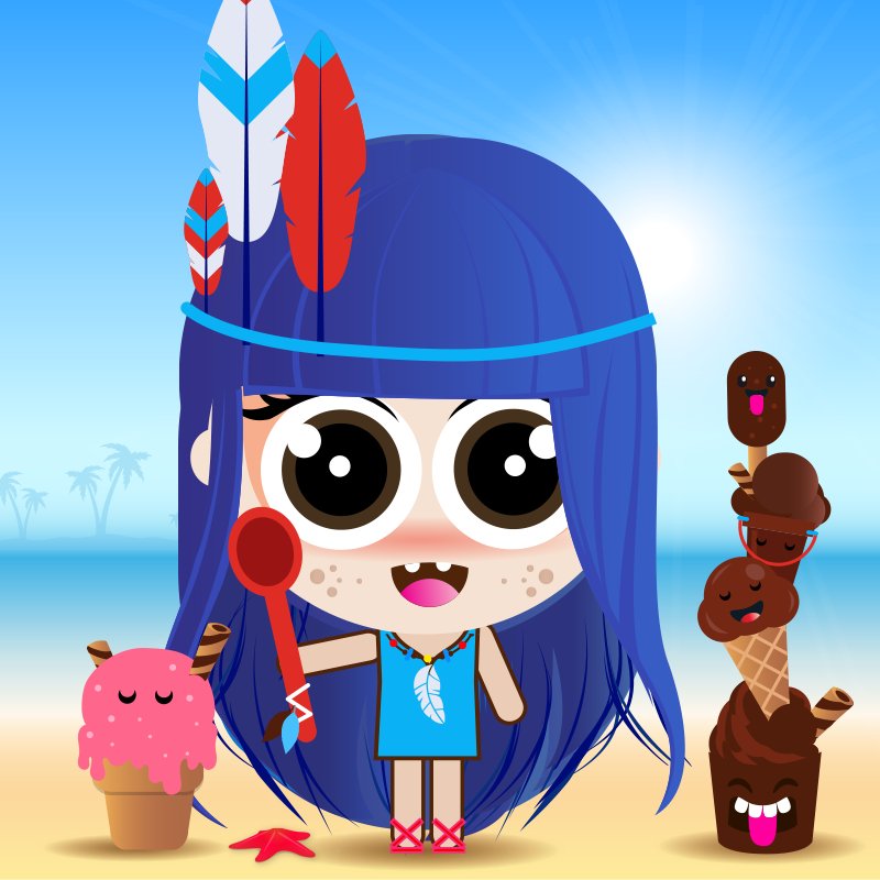 cookietinybite's tweet photo. Yoni-Cookie is rebel who doesn’t expect Summer to show up,
to taste all the Ice Cream that she wants,
and share them with All the People! She Fights with her best friend Emma-Spoon to we all have sweet moments this Summer!
Because all the good moments should be Cookie’s! https://t.co/5Dqc4zRL3F