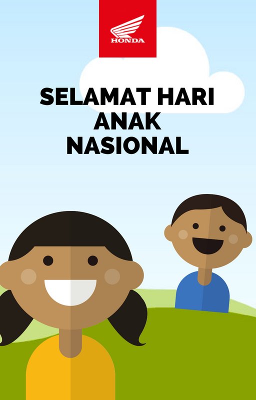 AstraHondaCare's tweet photo. HondaLovers, Anak adalah secercah asa yang menjadi penjelas masa depan bangsa! Selamat Hari Anak Nasional untuk seluruh anak di Indonesia :) https://t.co/CUFVb5yGJw