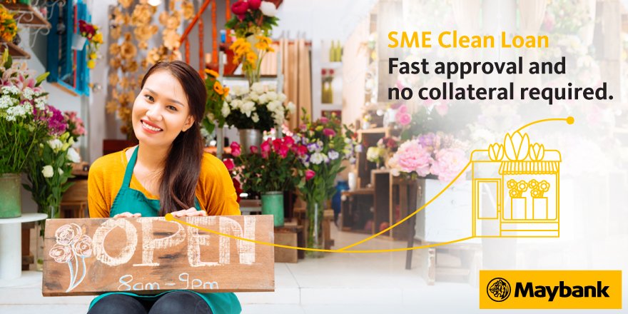 Maybank On Twitter A Step Away To Realising Your Business Goals With Maybank Sme Clean Loan No Collateral Required And Fast Approval Info Https T Co Grcbz73eth Maybanksme Https T Co Gha9j3ffjm Twitter