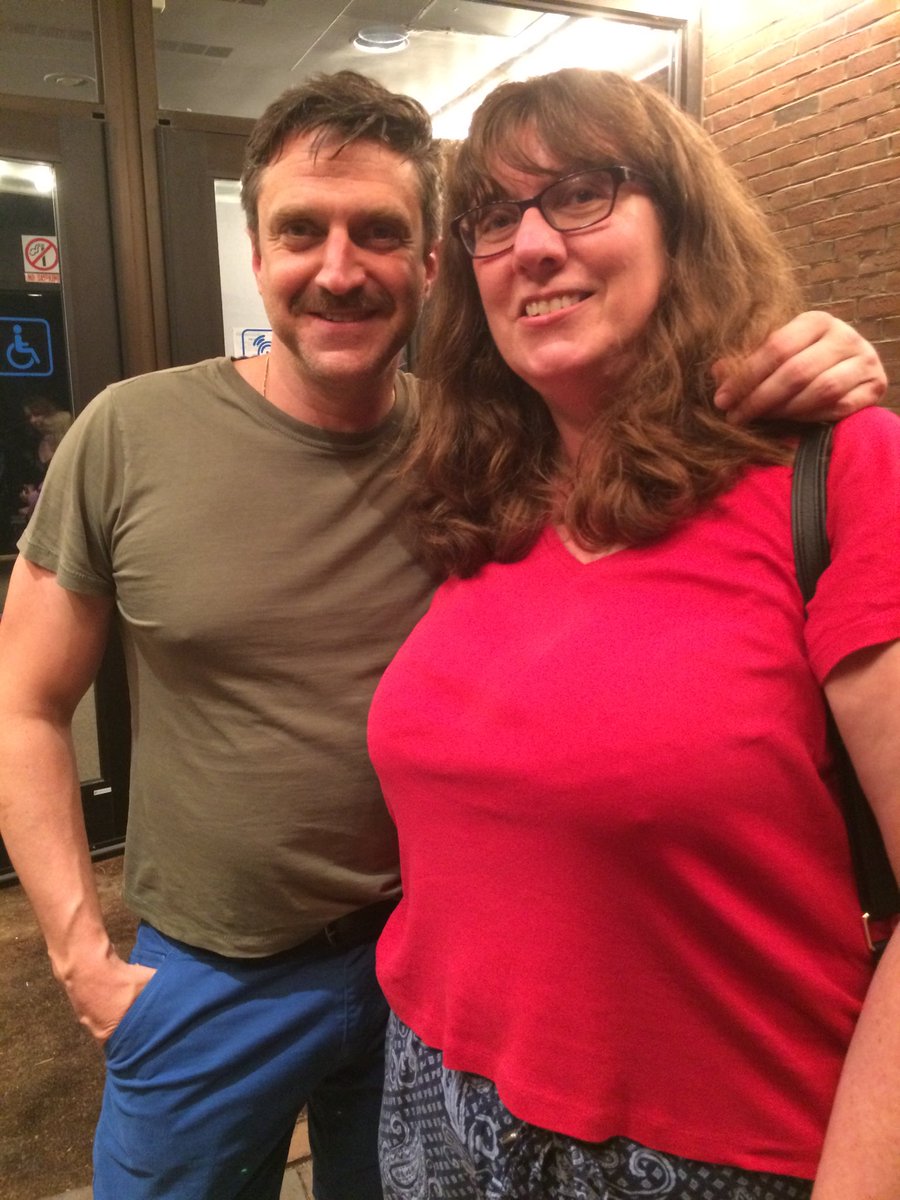 uglyduckcoach's tweet photo. Just hanging with the phenomenon that is Raul Esparza. The Waves is a beautiful and fabulous show. #pht18 https://t.co/hmEbogkz0G