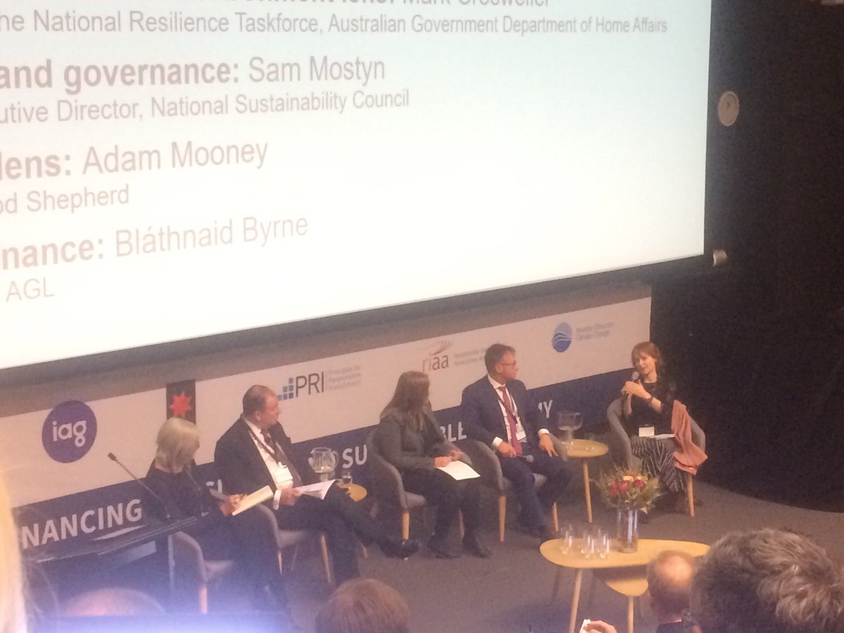 Multiple suits on one panel &amp; no polar fleece in sight; I'm clearly not at an ecology conference! Waving the flag for biodiversity for <a href="/TSR_Hub/">TSR Hub</a>  at #UNEPFISydney