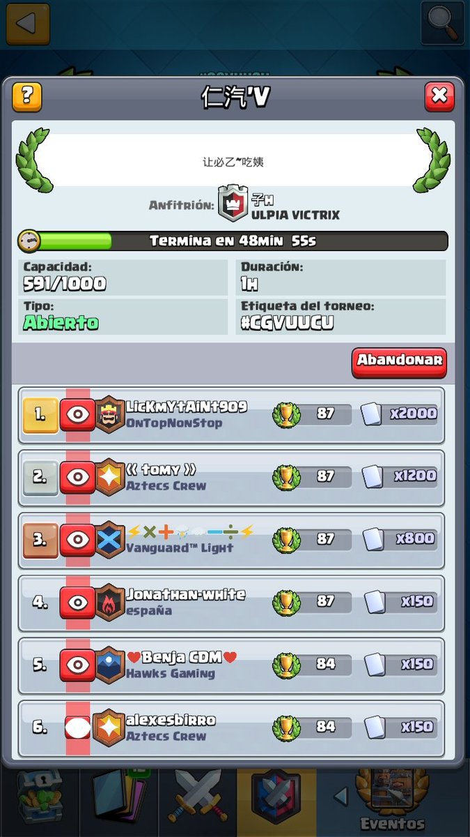 Abierto una cena los que quieran:)