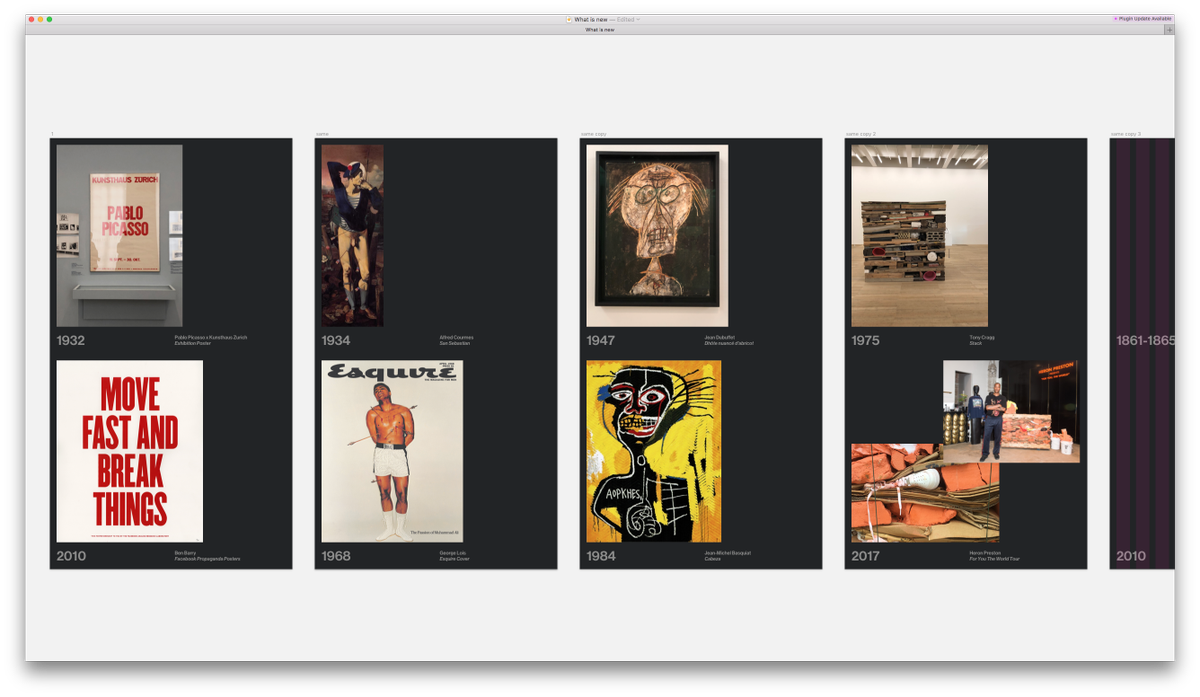 sbgriffi's tweet image. Remember KidPix? Desktop Publishing is still fun...!
—
Visual Study: "What Is New?"