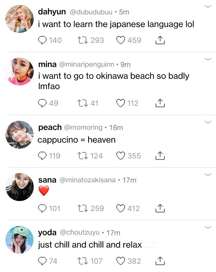 sana messaged dahyun