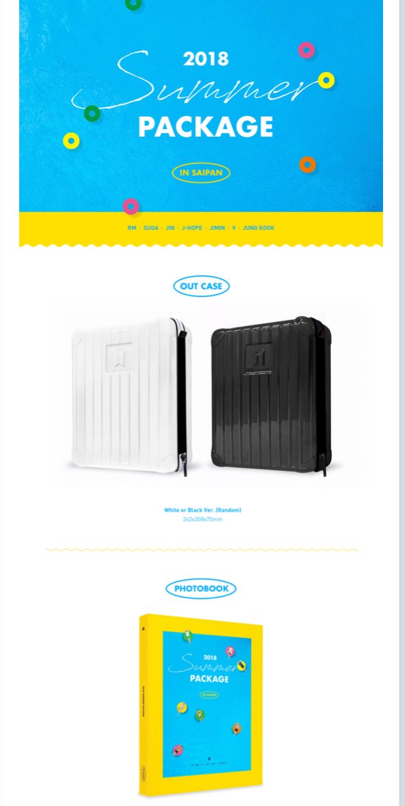 BTS 2018 Summer PACKAGE IN SAIPAN