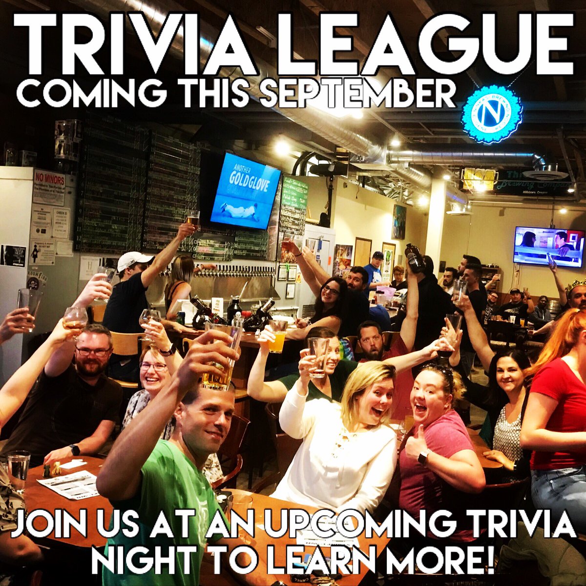 StumptownTrivia's tweet photo. If you enjoy playing trivia with us you’re in for a real treat. Trivia leagues is starting soon! Come see us over the next month to learn more.
#Trivia #Beaverton #Portland #Hillsboro #PDX #TriviaLeague #TriviaNight #PortlandTrivia #PDXEvents #PNW #Stumptown #PDXTrivia https://t.co/DdxGlZ4Cui