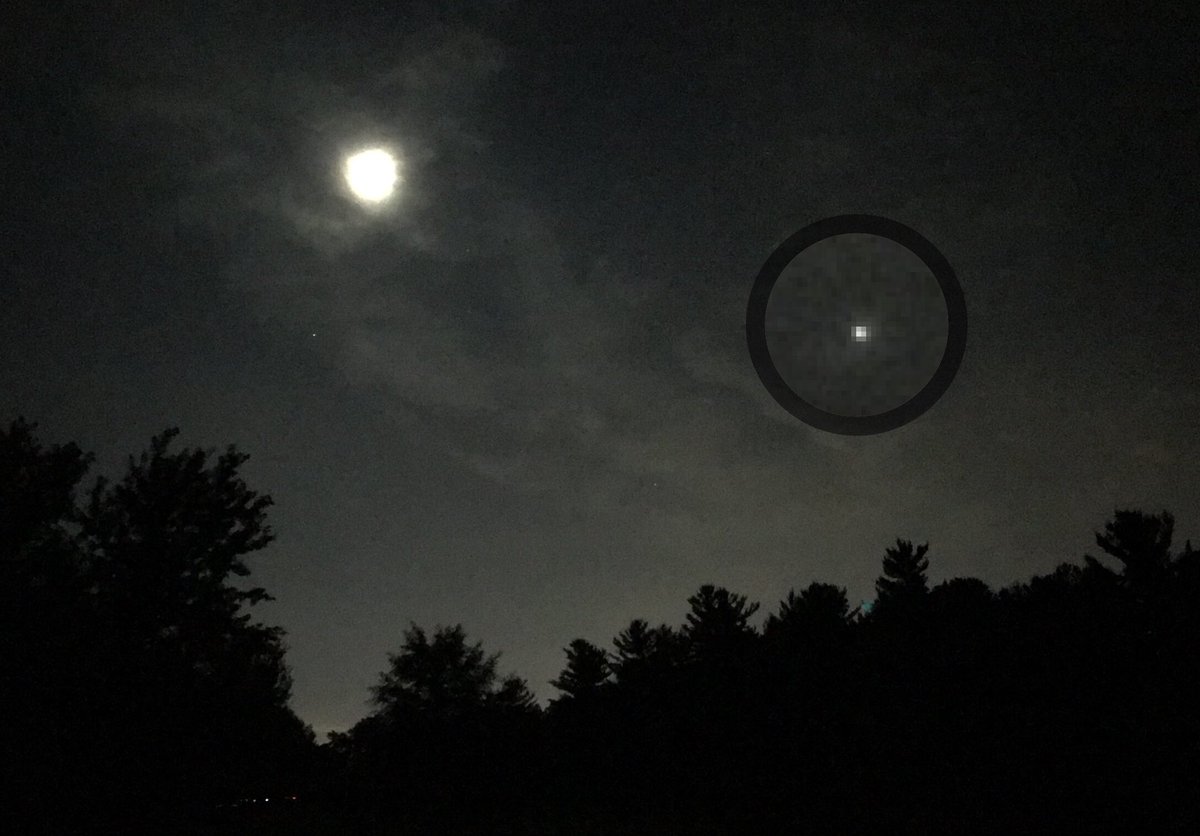 Rich Corbett On Twitter Enjoying The Sky Gazing Tonight In Cincinnati Mars Saturn 3 4 Moon Jupiter All Clear To See With The Naked Eye Or Iphone Https T Co Dklha45rt0