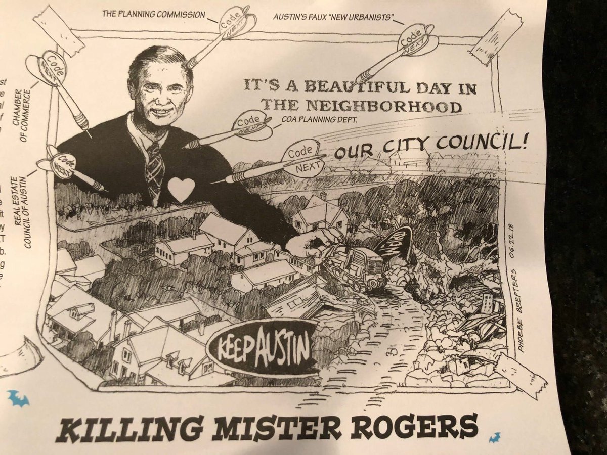 DPsocialism's tweet image. Mister Rogers neighborhood contained beautiful examples of missing middle housing types currently illegal under Austin’s code, actually. #CodeNEXT