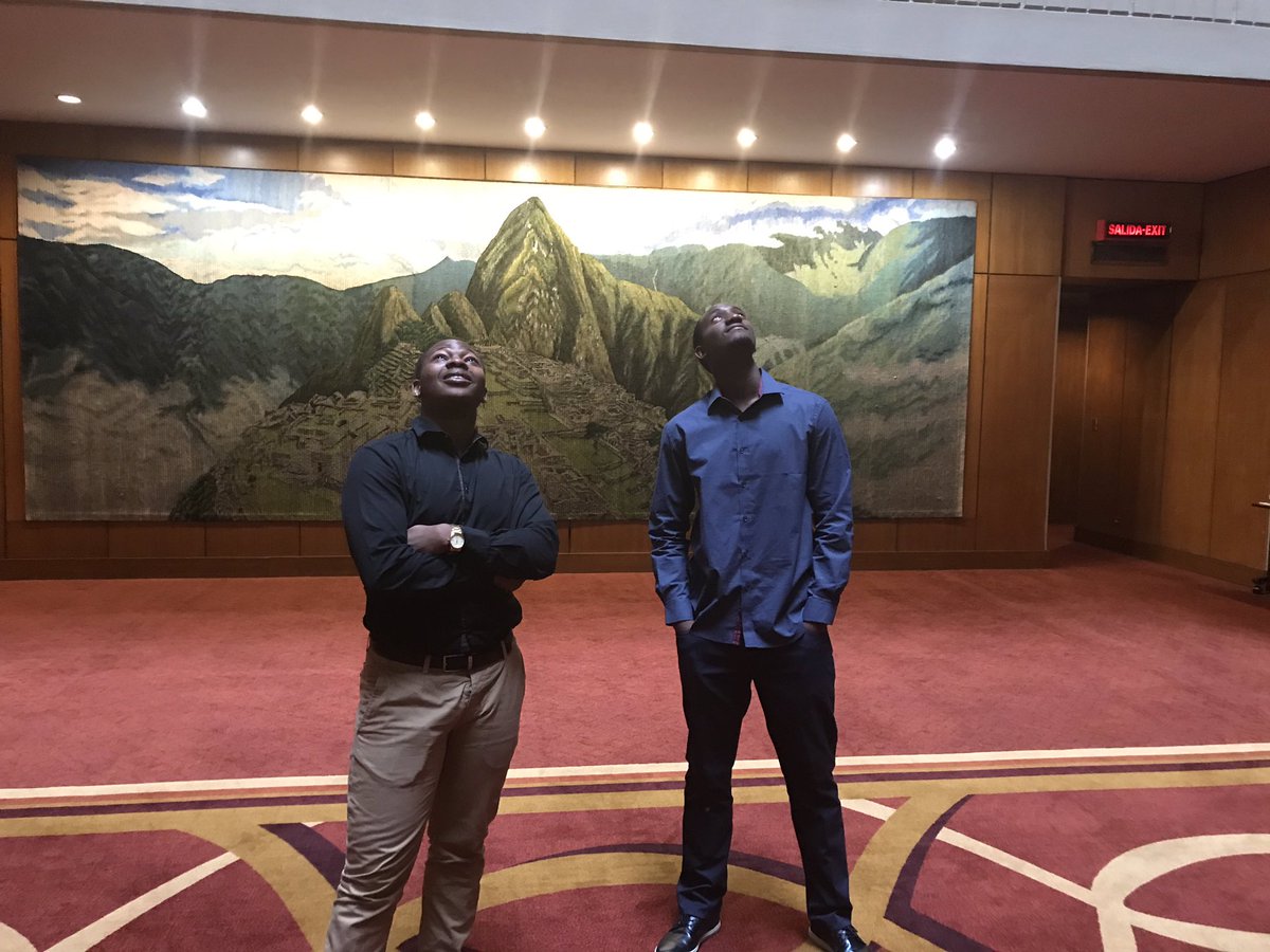 JayTheG_'s tweet photo. Me and @axel_biko looking at the endless opportunities we have to change the world as engineers @LACCEI_Engineer #ThinkBigDiversity #Laccei2018 https://t.co/qO3IMrlfOb
