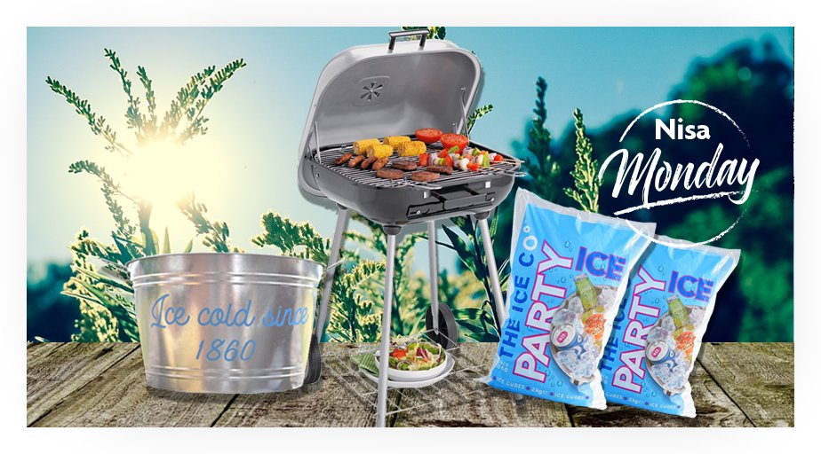 NisaLocally's tweet photo. Enjoying Summer? ☀️This #NisaMonday WIN a BBQ Party Pack with Party Ice from @TheIceCo - experts in keeping your drinks chilled and at the centre of all cool summer holidays! ❄️To enter simply RT+FOLLOW!
T&amp;Cs: https://t.co/R7nR5Zupsm
Closing Date: 29th July 2018 https://t.co/WZOY17Zrr0