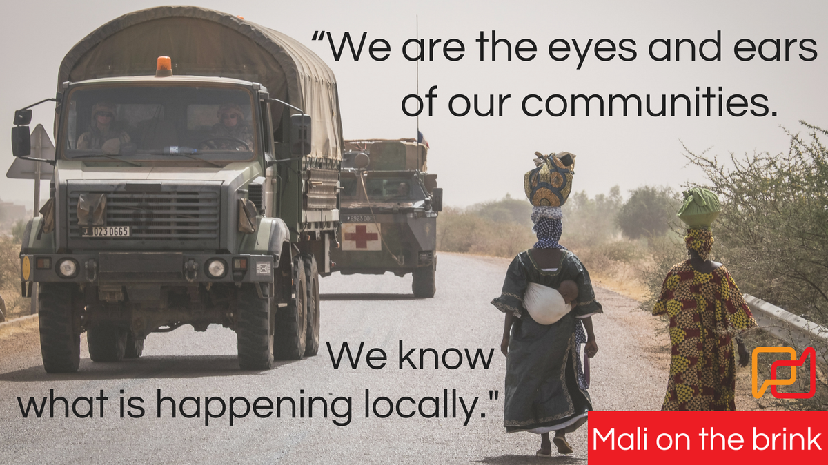 With multiple micro-conflicts and diverse experiences of security in Mali, it's no surprise that peacebuilders perceive peace and conflict differently, according to their local environment and their gender. Zoom to part 5 of our new report for more 🔍ow.ly/yY4m30l0zNG