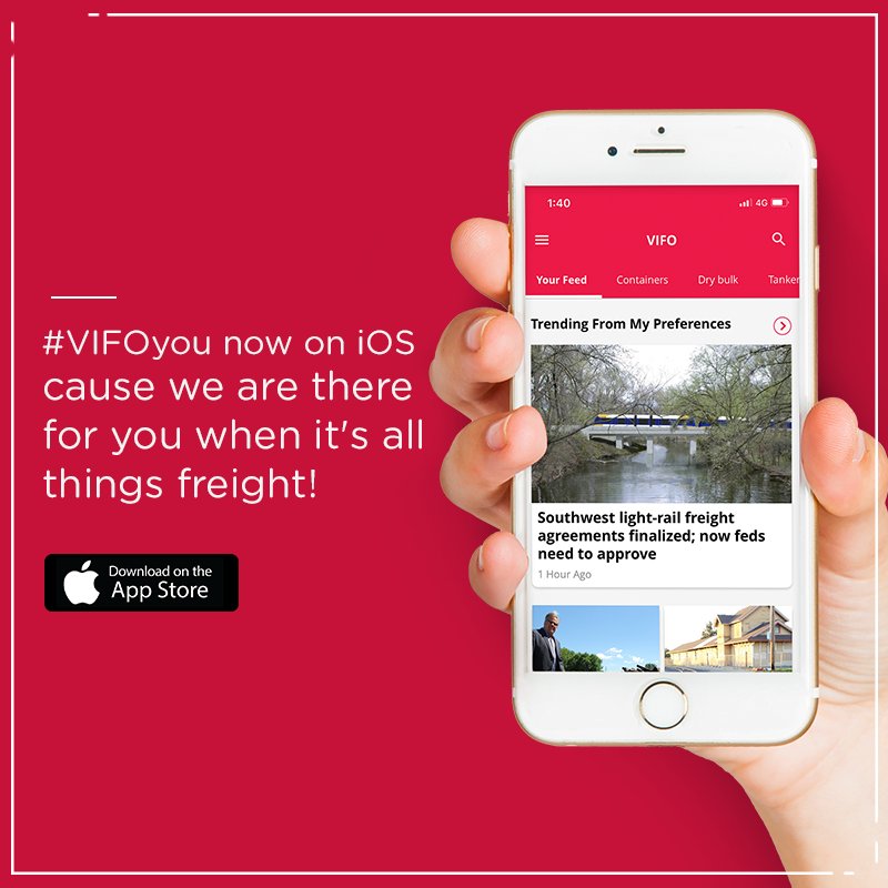 VIFO_EN's tweet photo. Bringing you closer to your freighternity, VIFO is now available on your Apple Store. Just download the app and be a part of the fast-growing global freighternity now! Visit: https://t.co/yAznizBfRw
#VIFOyou https://t.co/7dssEkO0FV