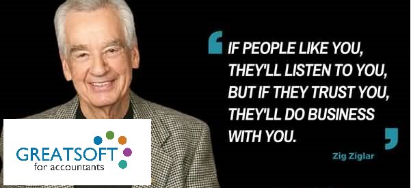 Trust is everything in business #GreatSoft #mondaymotivation #quoteoftheday #ZigZiglar #businessyoucantrust