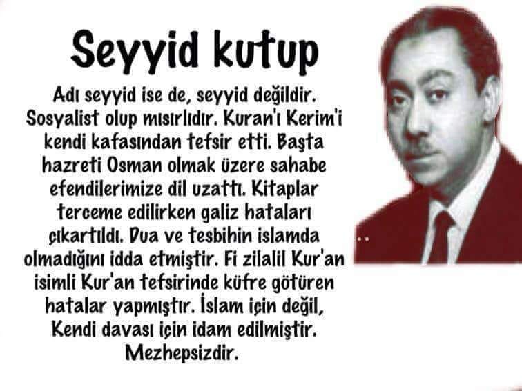 ...onlara karşıyım." buyurdu.http://dintahripcileri.com/seyyid-kutub/ ...