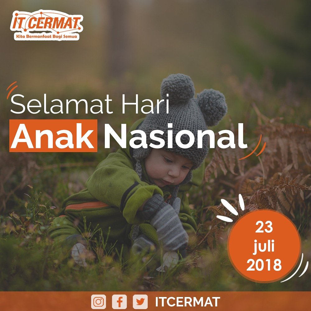 itcermat's tweet photo. Selamat Hari Anak Nasional

#harianaknasional #itcermat #pelatihangratis #RZ #RahmawatiDzaelani https://t.co/Prlxh2GcjU