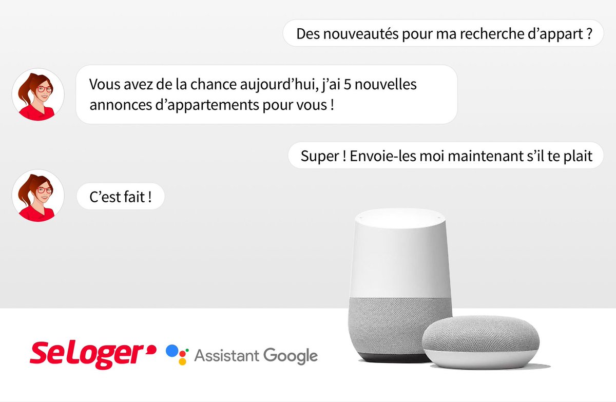 Heureux que <a href="/SeLoger/">SeLoger</a> soit le 1er site en France 🥇à lancer la recherche immobilière Vocale 🎙️sur l’Assistant Google !  bit.ly/2mzTJwB
<a href="/GoogleFR/">Google FR</a> 👏
