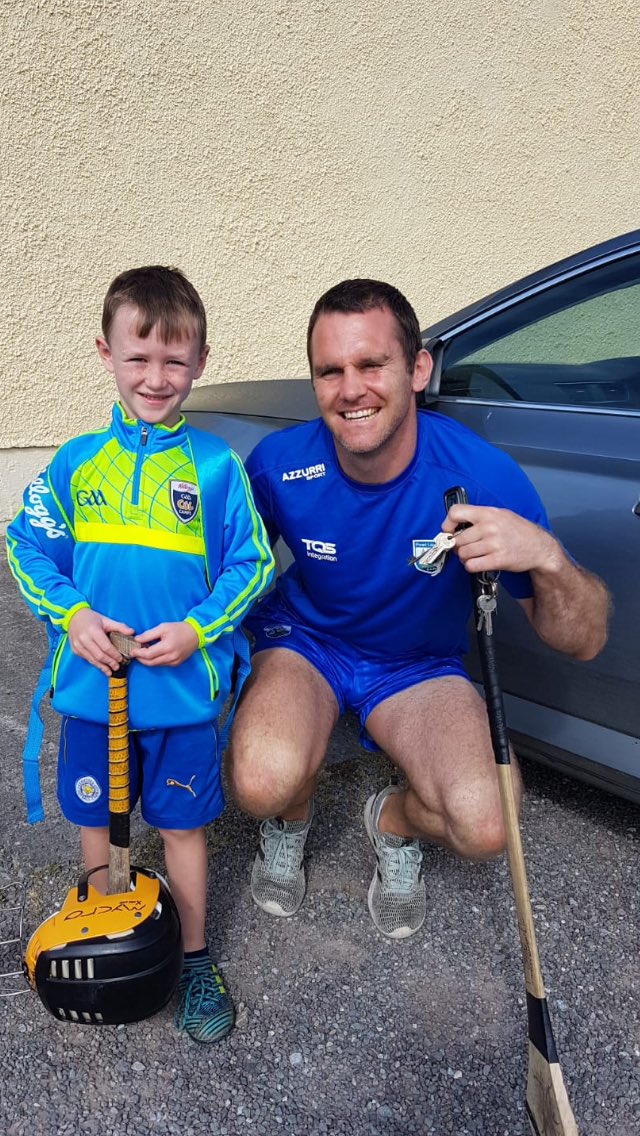 One of the hardest men in hurling pictured here with Michael Brick Walsh @ClydaOgGAA #happyout #CulCamp