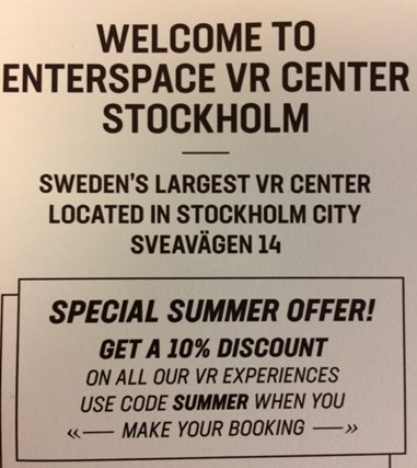 Borsredaktion's tweet photo. Vädereffekt för VR? #Starbreeze VR-center #Enterspace har noll(!) bokningar på hemsidan av veckans totalt 740 speltider. Kanske rean kan hjälpa till. #DirektGaming2018 $STAR https://t.co/BPeIPDHW4m