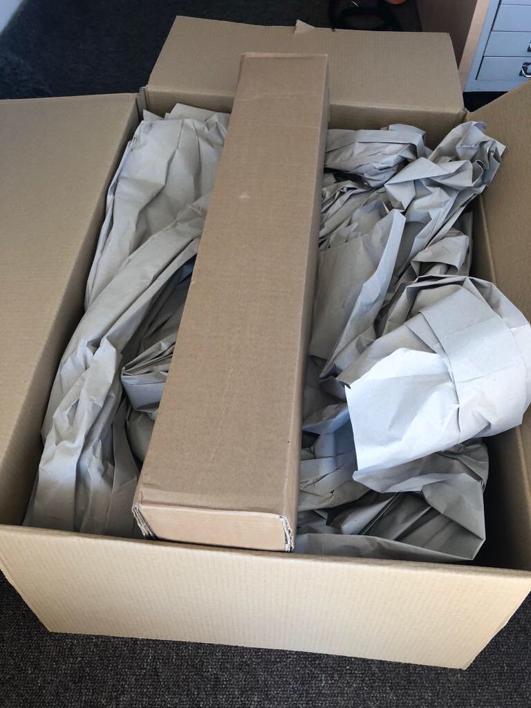 I think the packaging is a little overkill <a href="/AmazonUK/">Amazon.co.uk</a> such a large box for a package less than a quarter of the size 😡