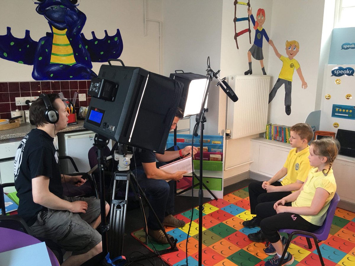 DragonSparkProd's tweet photo. A snap of us getting some interviews with the next generation! #interview #filmcrew #thefuture https://t.co/r2L53Hyonm