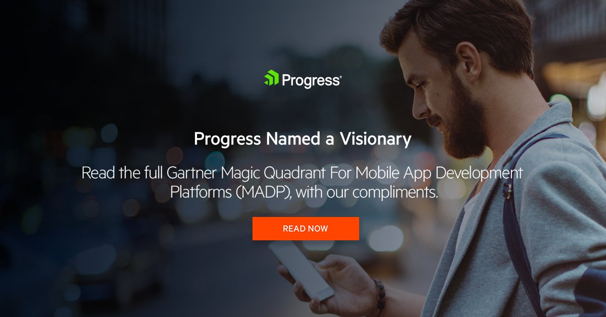 ProgressSW_FR's tweet photo. #Progress nommé Visionnaire dans le Gartner Magic Quadrant pour    plateforme #Mobile de développement d'applications (#MADP)  https://t.co/ooOMKHVA1z  @ProgressSW @NativeScript @Kinvey  @Gartner_inc #mobile #apps #AppDev #chatbot #AR https://t.co/6NTnf3N0i5