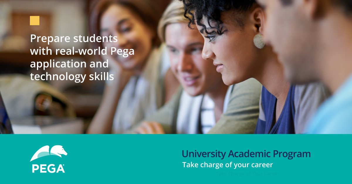SPSPEGA's tweet photo. Join Pega University Academic Program and take charge of your career @PegaDeveloper #PegaUAP https://t.co/AgBxAQCNFw