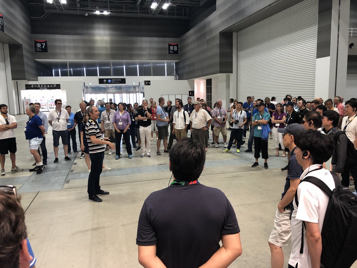YiannisExarchos's tweet photo. Olympic Broadcasters arriving by boat to @TOKYO_BIG_SIGHT a world class venue that will host the International Broadcast Centre of @Tokyo2020 . We aim for the most intelligent &amp; efficient design ever to better   serve Broadcasters bring the images to billions in a sustainable way https://t.co/miCxcQ67vC
