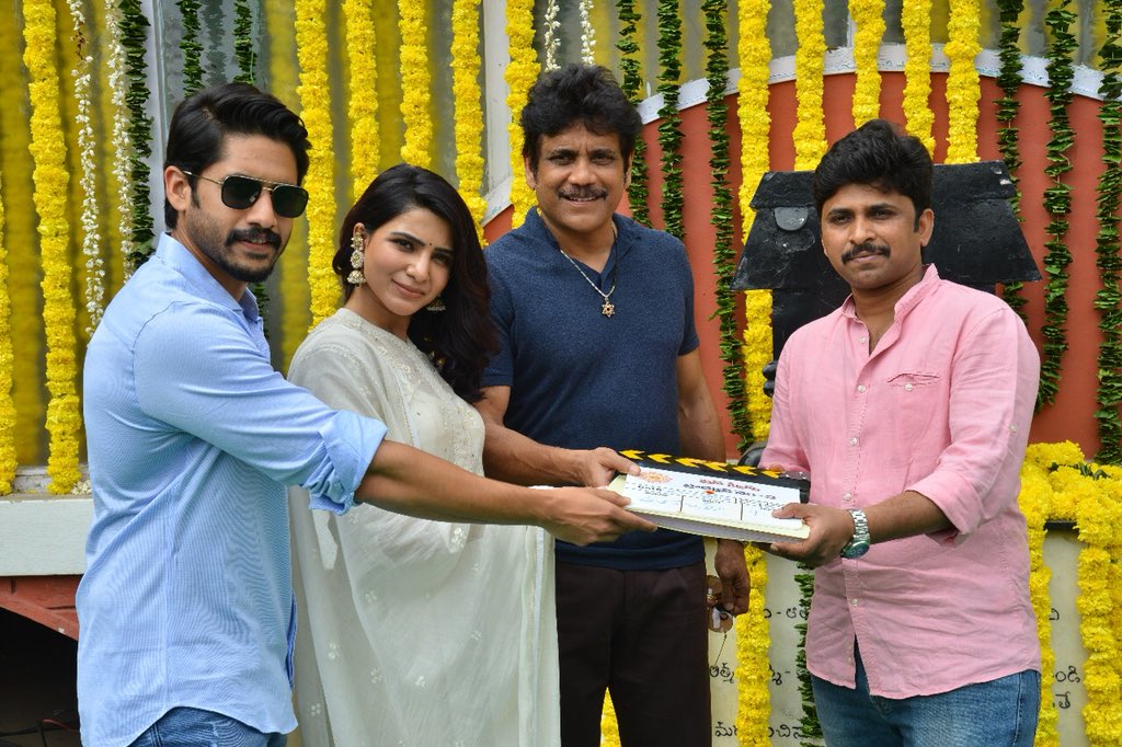 NC 17 movie with Samantha and Naga Chaitanya launched by Nagarjuna