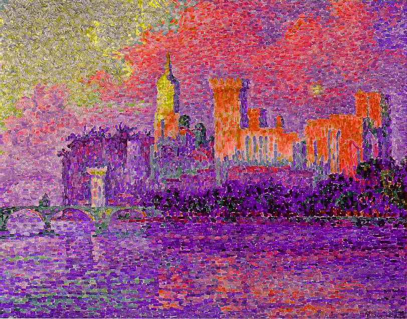 neopaintings's tweet photo. jaemin as the papal palace, avignon by paul signac https://t.co/zCzUeGHYqr