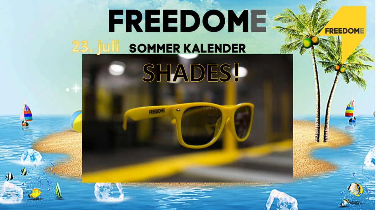 Tag noen som trenger nye solbriller! Vi trekker en vinner som får et par Freedome Shades 😎