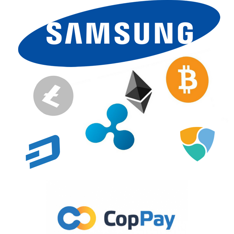 pratt69's tweet photo. Samsung to accept bitcoin, ethereum and many other cryptocurrencies as payments https://t.co/MSj6XFVKoe #btc #xrp #bch #nem #ltc #eth #cryptcurrency #coppay #samsung #mondaymotivation https://t.co/k12fNvIgrE