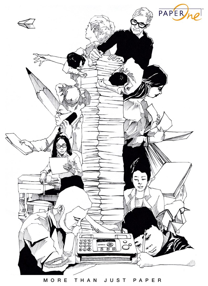 marklawhere's tweet image. Paper One Design #挿し絵 pixiv.net/member_illust.…