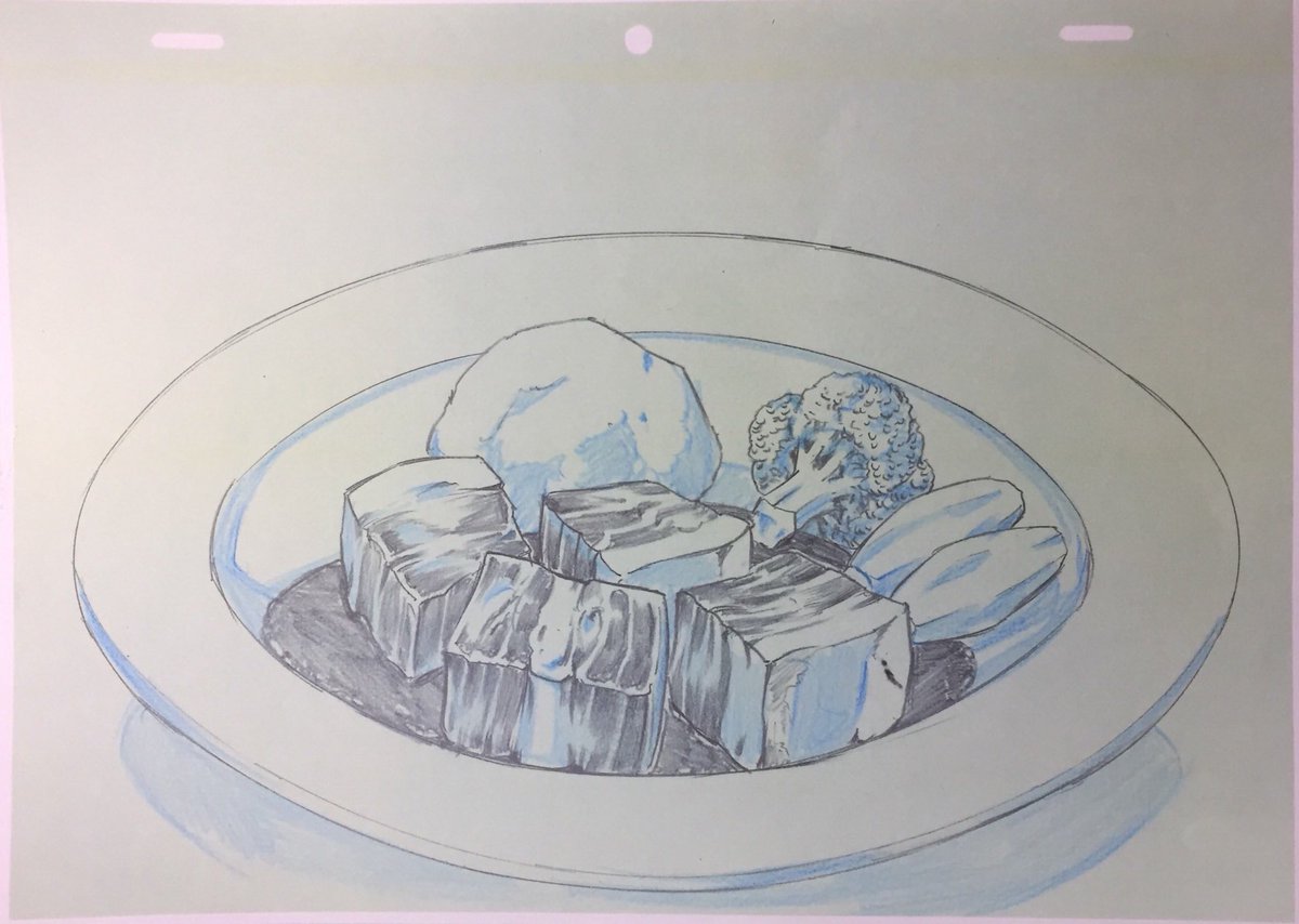 森木 靖泰 アニメ 異世界食堂 での料理原画 まずは肉関係 カツ煮 ビーフシチュー 照焼きチキン ベーコン 意外にも描いてて楽しい メカデザイナーなのに T Co Yy7tr4uhuh Twitter