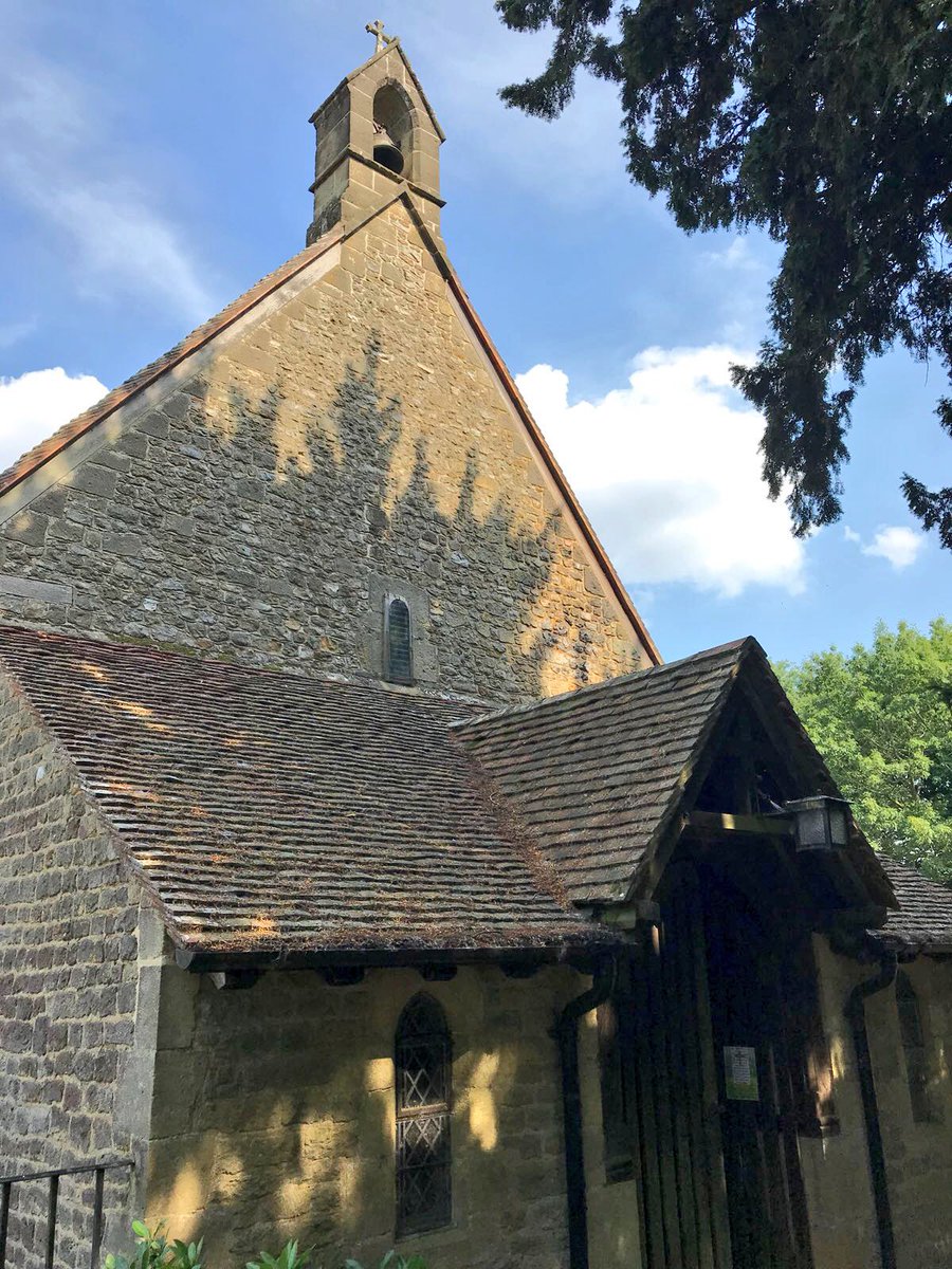 EngChurchPics's tweet photo. St Peter, #Terwick, West #Sussex. The 'Church in the Field' lies alone in fields with a backdrop of the South Downs. St Peter's is a simple C12 church with nave and chancel. Opposite the west door, beneath a yew tree, is the head of a medieval cross. https://t.co/JU9yMyYEM8