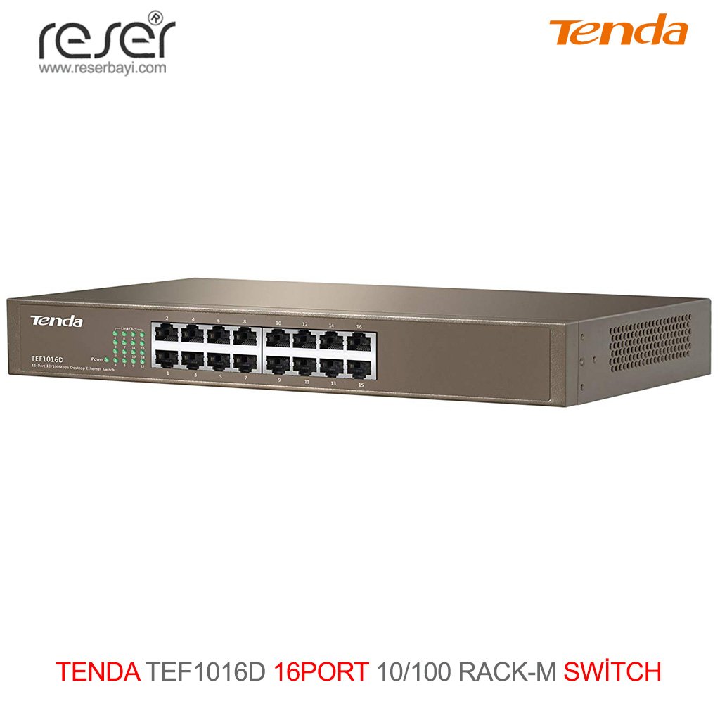 Bizdehesapli's tweet photo. #TENDA TEF1016D #16Port 10/100 RACK-M #Switch #Onlinealışveriş #Hızlıkargo https://t.co/LCtq8se2OF https://t.co/ClkckKLmRG