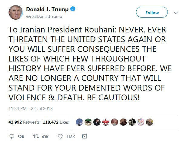 vanya42nd's tweet image. Just in case he deletes it...this man is insane. He needs to step down. 
#Resist #ImpeachTrump #ReturnToSanity