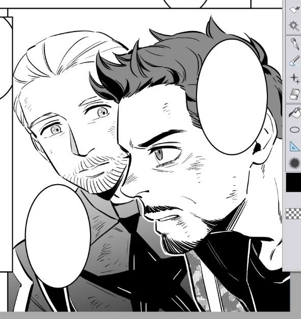 just notice that I haven't drawn them for a while after the civil war?(cry a little in the corner 