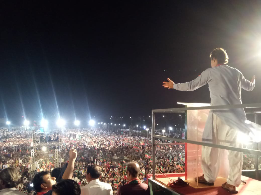 ZMoosaPK's tweet photo. #22July2018 - PTI's mammoth power show in #Karachi. What an experience it was. Wish & pray for a long & healthy life for my first love, #MyKarachi #MyPakistan.
Imran Khan (official) PTI Karachi Pakistan Tehreek-e-Insaf Ali Zaidi (Official) @MumtazMuslim #WazeereAzamImranKhan https://t.co/CyzbVXDiPB