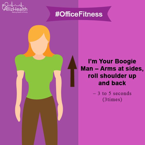 AllizHealth's tweet photo. What would be the better place to do your fitness regime than the place where you spend 1/3rd of your day - Office.

#OfficeFitness #WorldFitnessDay https://t.co/gkowTpjhpe