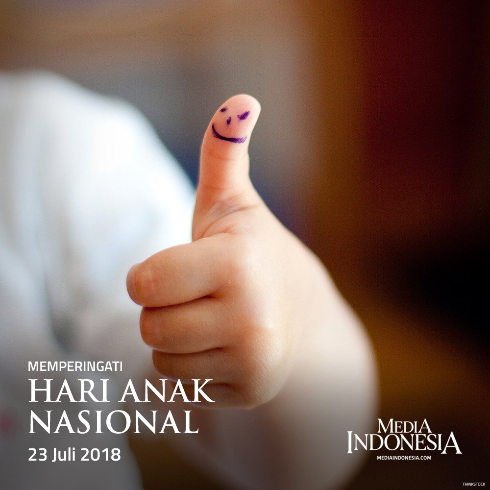 Selamat Hari Anak Nasional 2018. Jadilah Generasi yang Dapat Membanggakan dan Mensejahterakan Bangsa. #HariAnakNasional2018