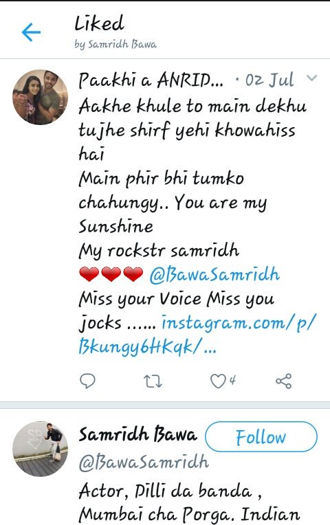 Pakhi32065017's tweet photo. OMG morning surpriced .. thank u samridh again like my tweet 😊😊😊😊  #BringBackSwabhimaan @BawaSamridh https://t.co/MhKU2uqS27