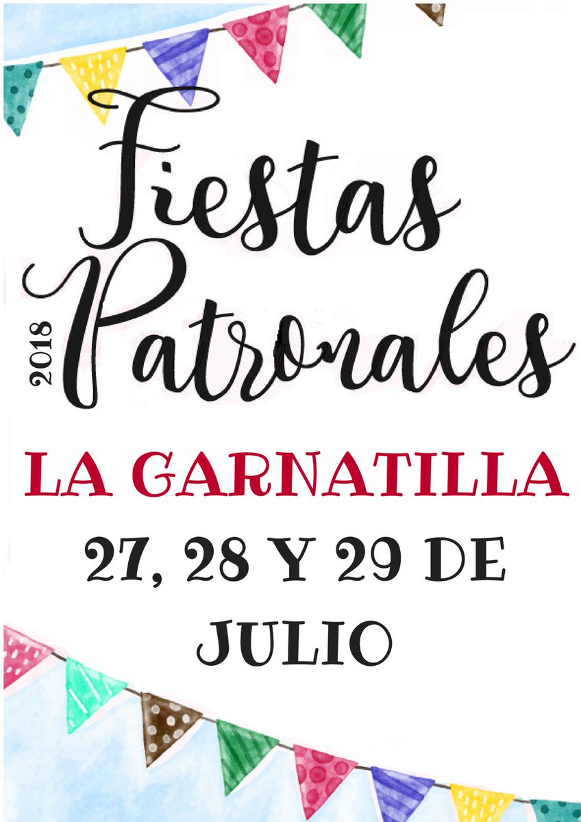 Llega el mejor fin de semana del año!! Disfruta aquello que puedas imaginar...
#SanCecilio'18 #FiestasGarnatilla