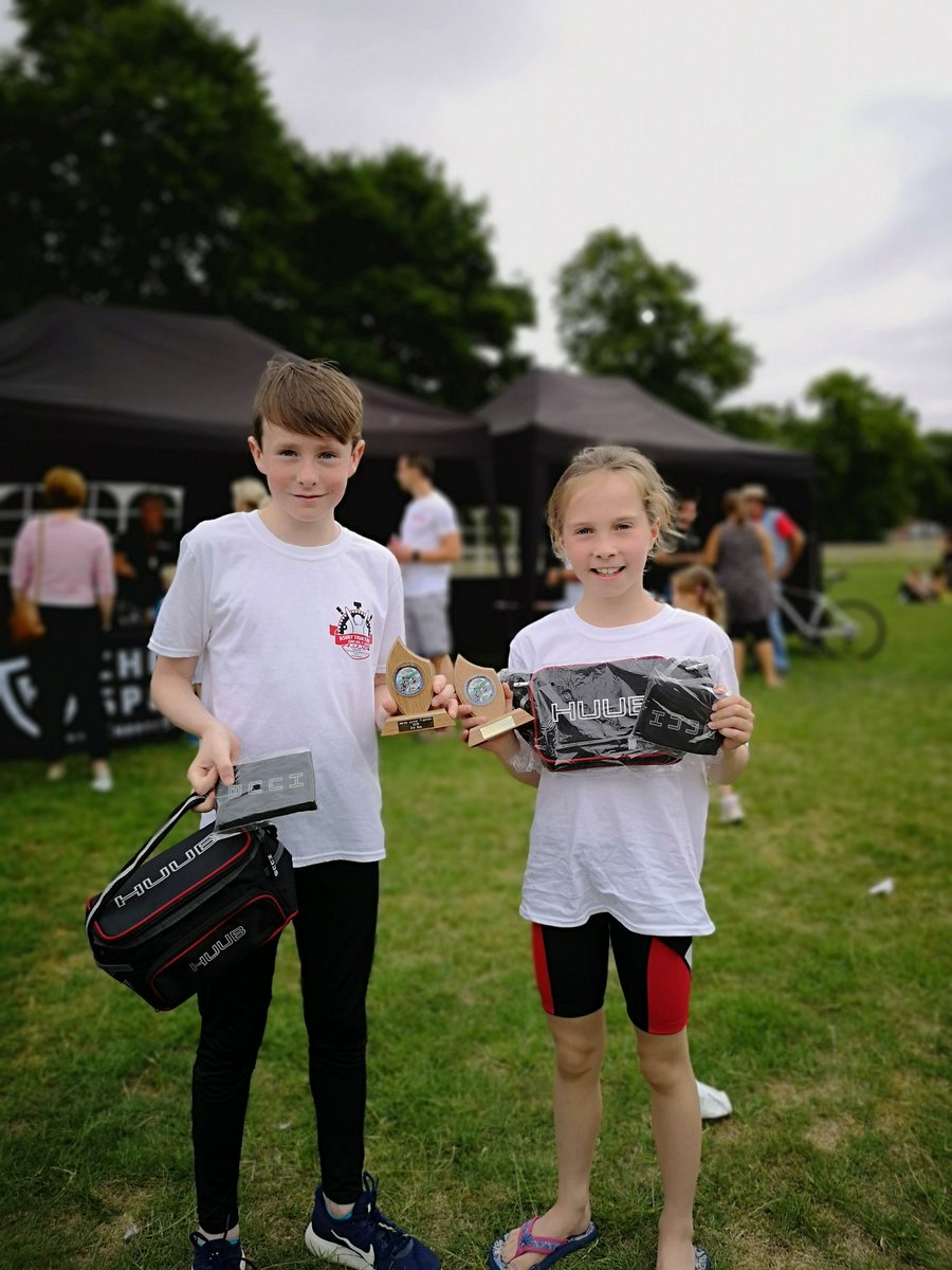 Andrew_r_green's tweet photo. @DixieGrammar the Dixie difference, Imogen and Jack both winners in their age categories and both 3rd overall at the Ashby Triathlon yesterday https://t.co/bsg7SjSQkZ