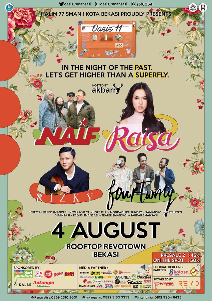 save date ! Upcoming concert. 
<a href="/OASIS_SMANSASI/">OASIS SMANSASI</a> 
Don’t miss out.
Save this event to your plans and we'll remind you when it's coming up!
Be the first to know when we tour near you.
#OASIS11